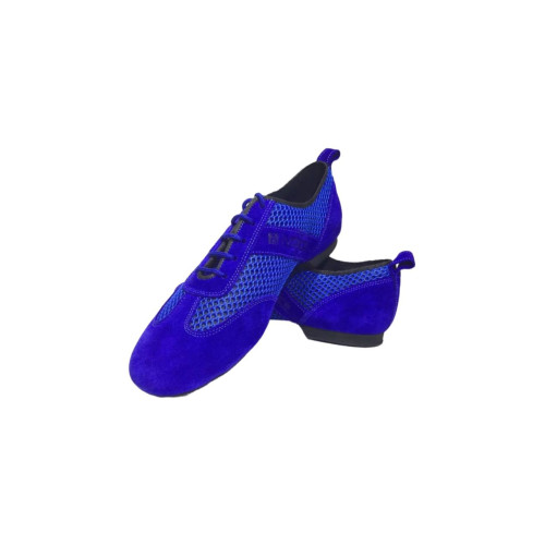 Танцювальні туфлі IVDANCE STT-134 BLUE JAZZ синій/чорний