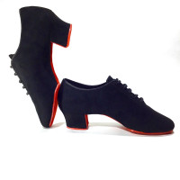Dance shoes IVDANCE LA-15T black/red