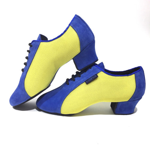 IVDANCE LA-237T dance shoes yellow/blue