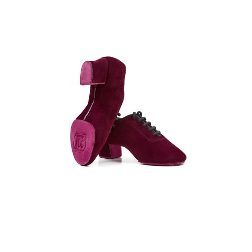 IVDANCE LA-13T dance shoes burgundy/fuchsia
