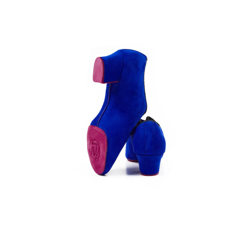 IVDANCE LA-13T ultramarine/fuchsia dance shoes