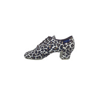 Dance shoes IVDANCE LA-13 LEO Leo gray/gray